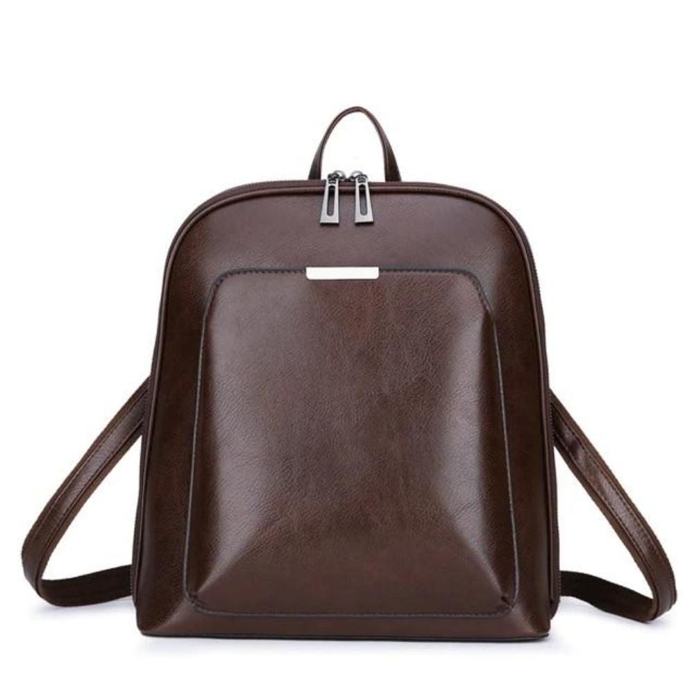 Stella | Klassischer Doppelzip-Rucksack im schlichten Design