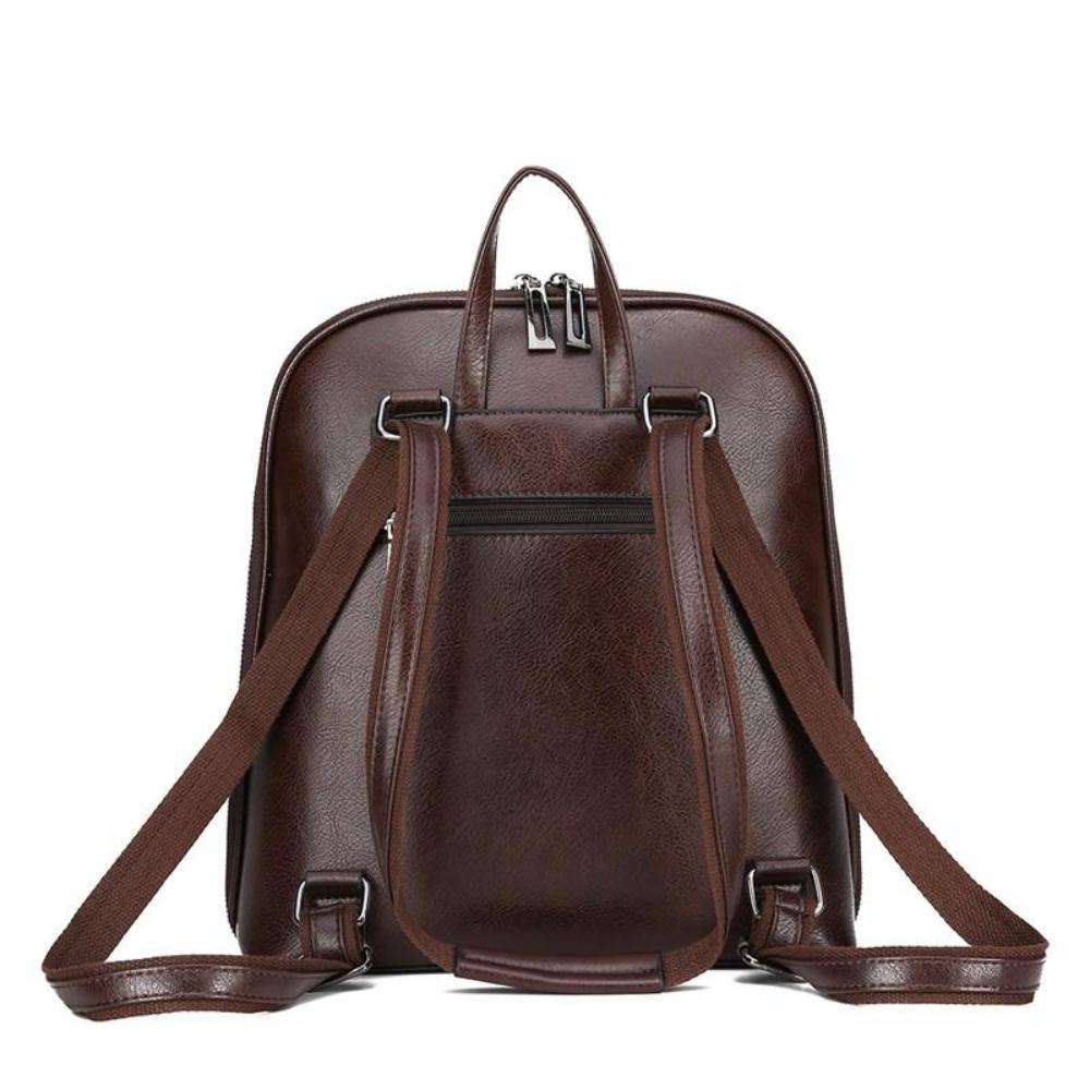 Stella | Klassischer Doppelzip-Rucksack im schlichten Design