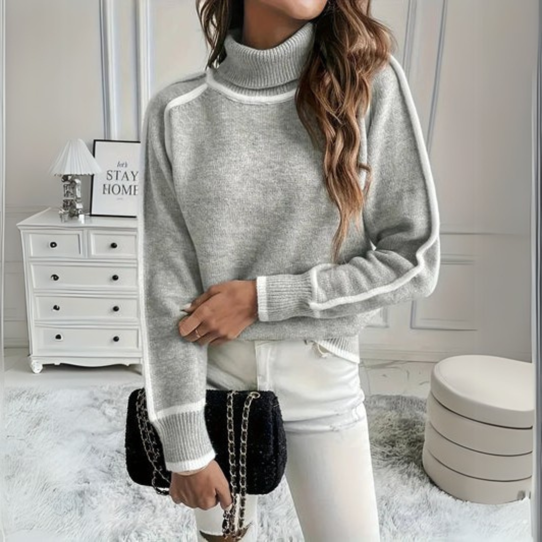 Aurora | Lässiger Rollkragenpullover