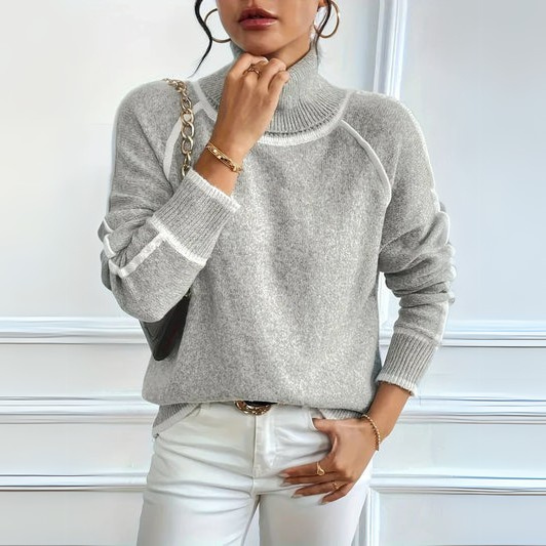 Aurora | Lässiger Rollkragenpullover