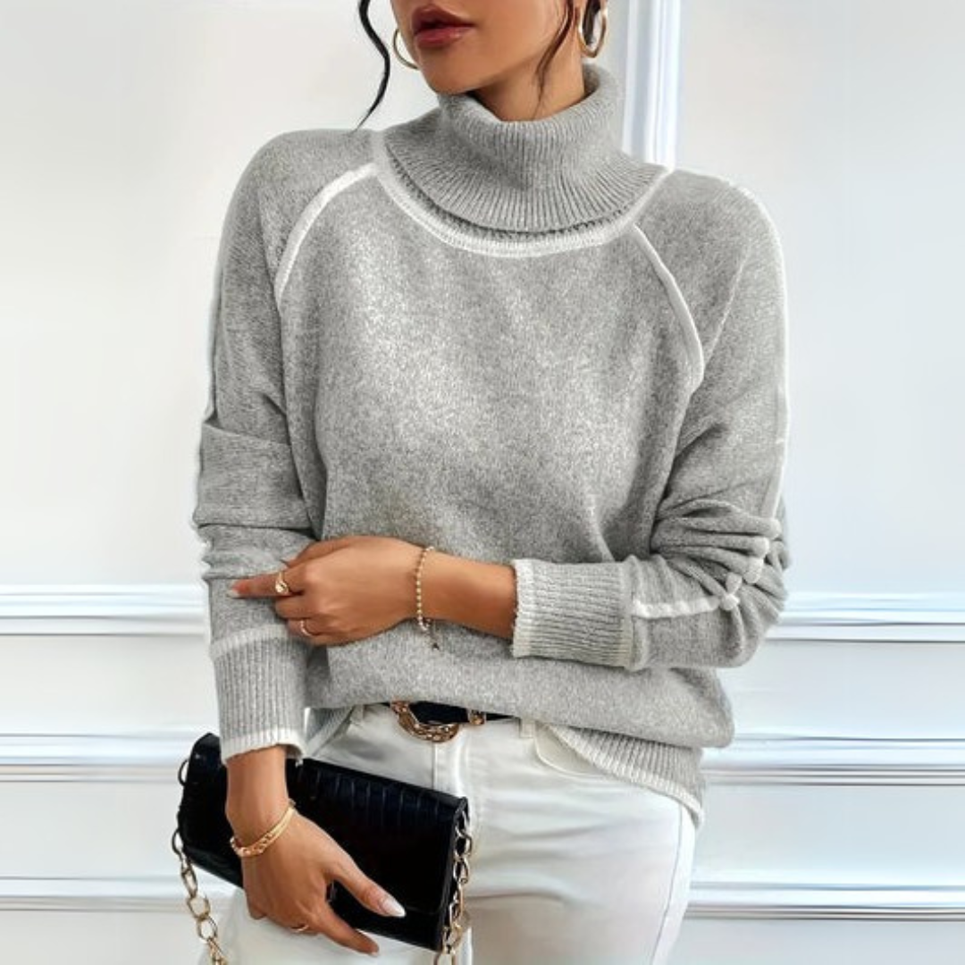 Aurora | Lässiger Rollkragenpullover
