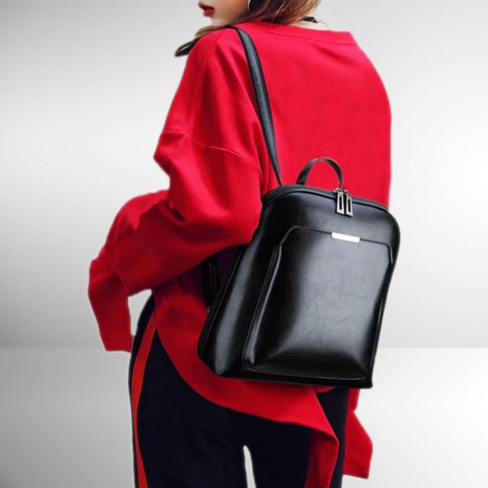 Stella | Klassischer Doppelzip-Rucksack im schlichten Design