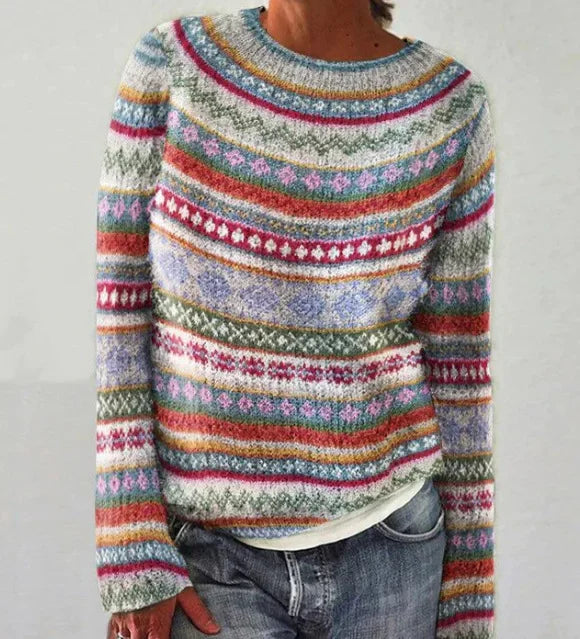 Amandine | Strickpullover für den Herbst mit Mustern