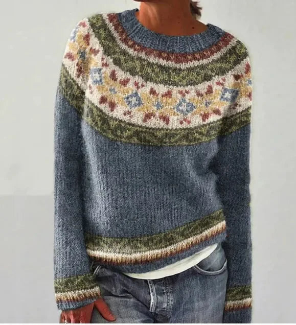 Amandine | Strickpullover für den Herbst mit Mustern