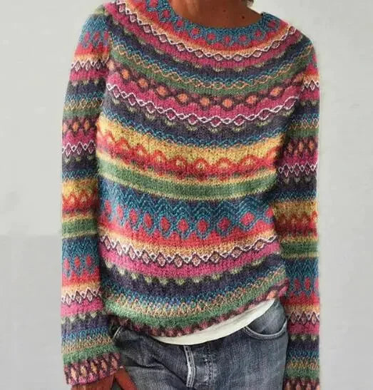 Amandine | Strickpullover für den Herbst mit Mustern