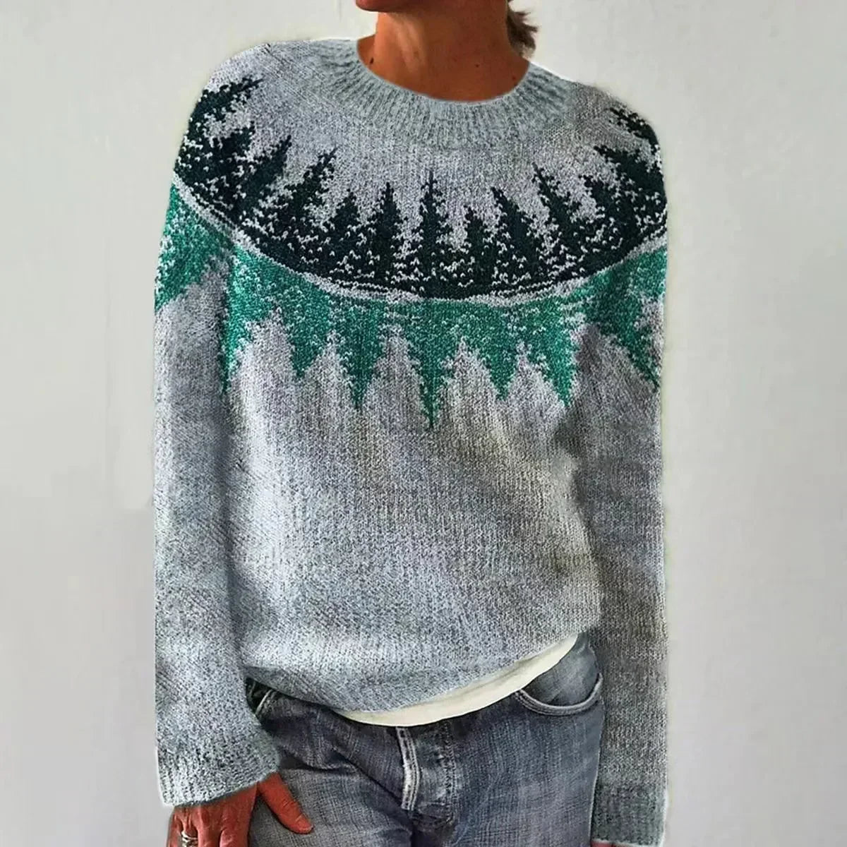 Amandine | Strickpullover für den Herbst mit Mustern