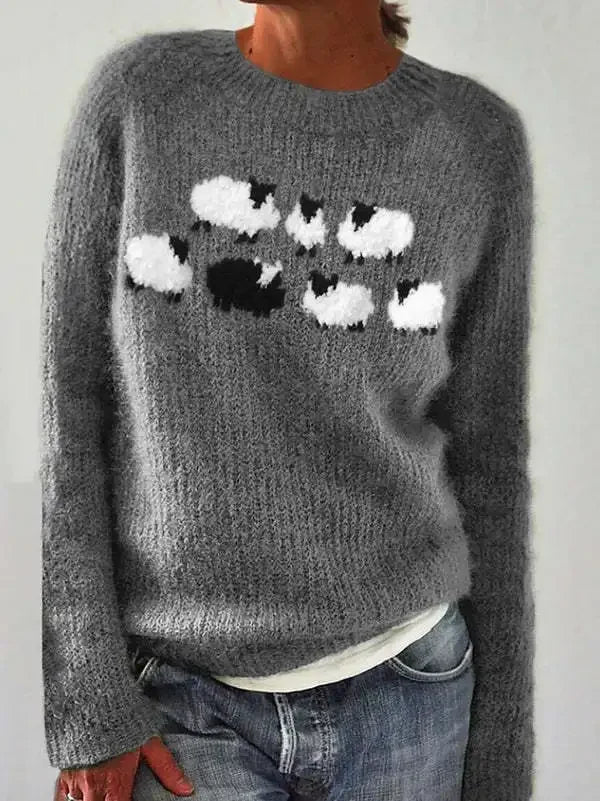 Amandine | Strickpullover für den Herbst mit Mustern