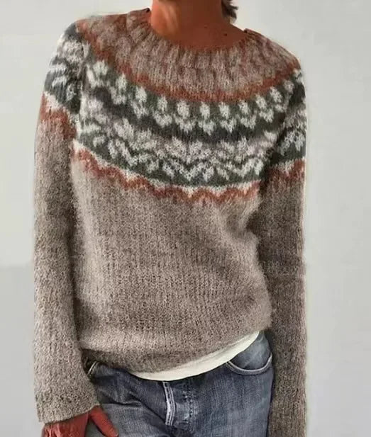 Amandine | Strickpullover für den Herbst mit Mustern