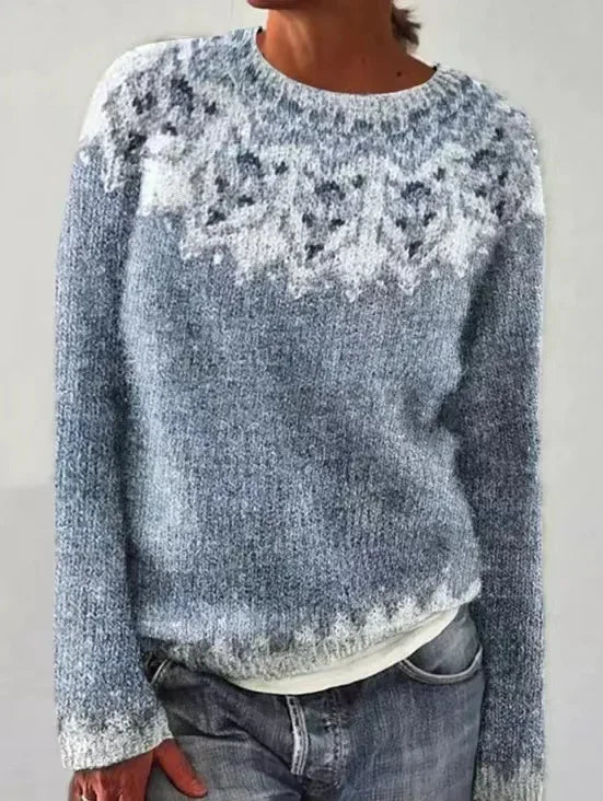 Amandine | Strickpullover für den Herbst mit Mustern