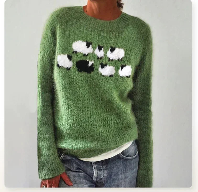 Amandine | Strickpullover für den Herbst mit Mustern