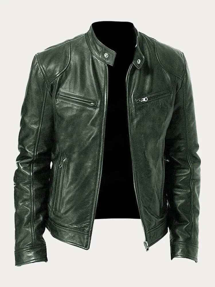 Tobias™ – Lässige Lederjacke: Zeitloser Stil und Komfort