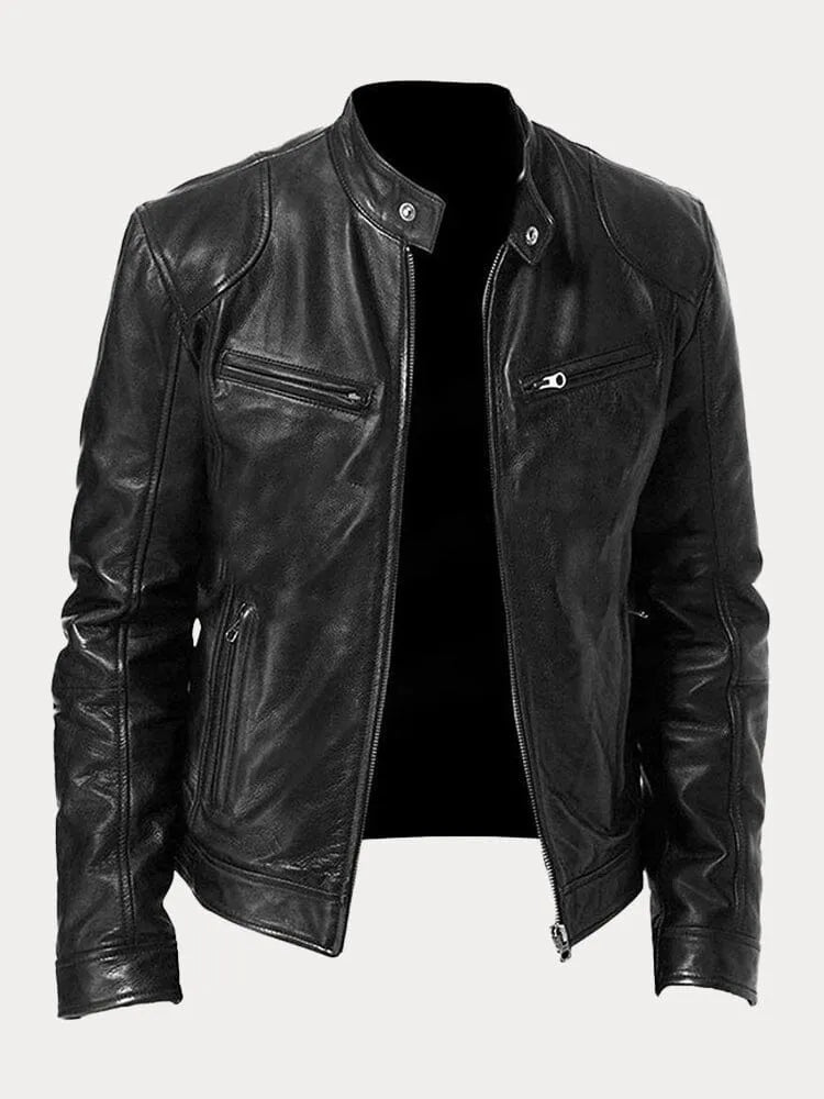 Tobias™ – Lässige Lederjacke: Zeitloser Stil und Komfort