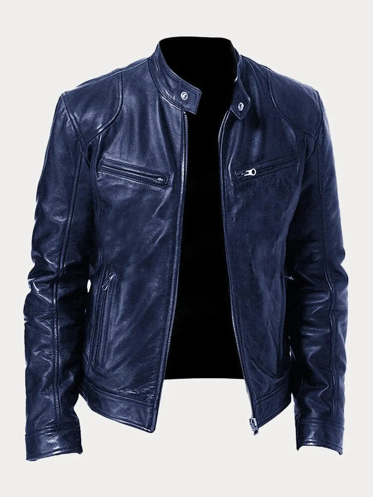 Tobias™ – Lässige Lederjacke: Zeitloser Stil und Komfort