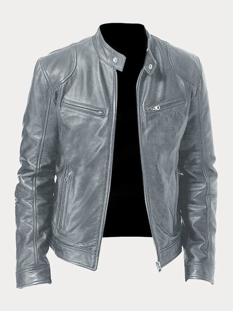 Tobias™ – Lässige Lederjacke: Zeitloser Stil und Komfort