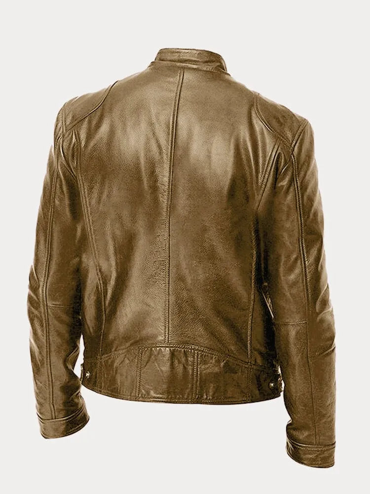 Tobias™ – Lässige Lederjacke: Zeitloser Stil und Komfort