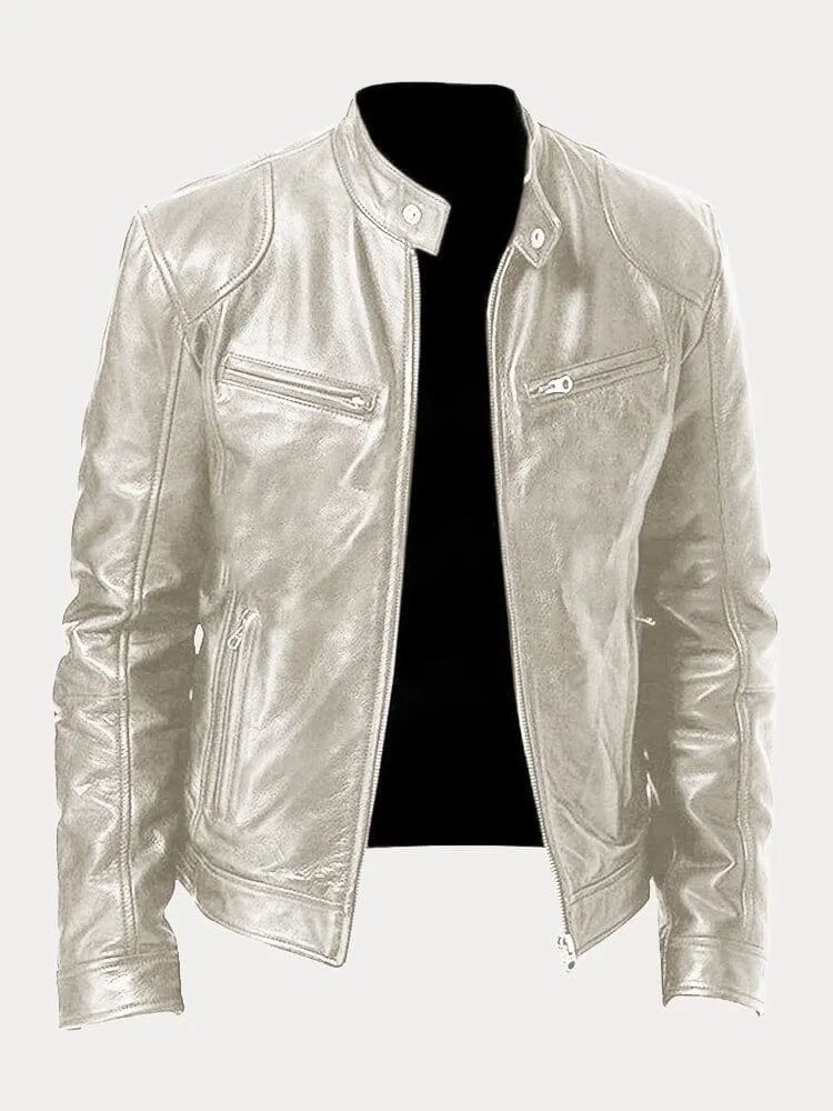 Tobias™ – Lässige Lederjacke: Zeitloser Stil und Komfort