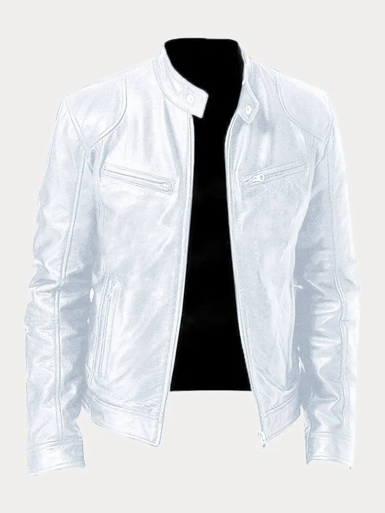 Tobias™ – Lässige Lederjacke: Zeitloser Stil und Komfort