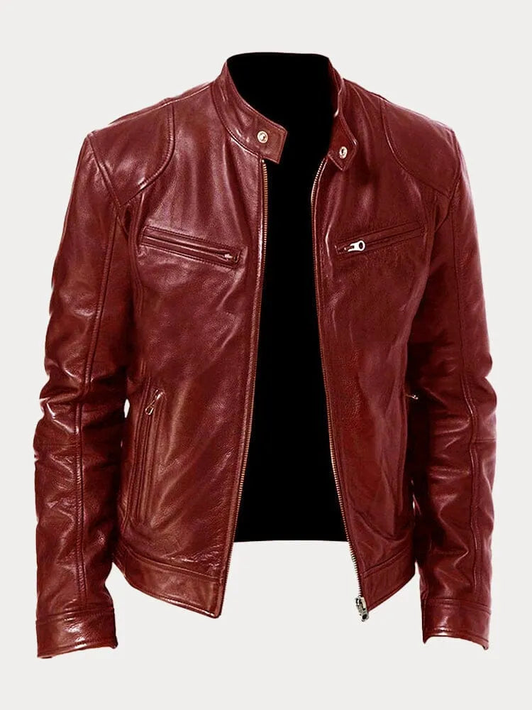 Tobias™ – Lässige Lederjacke: Zeitloser Stil und Komfort