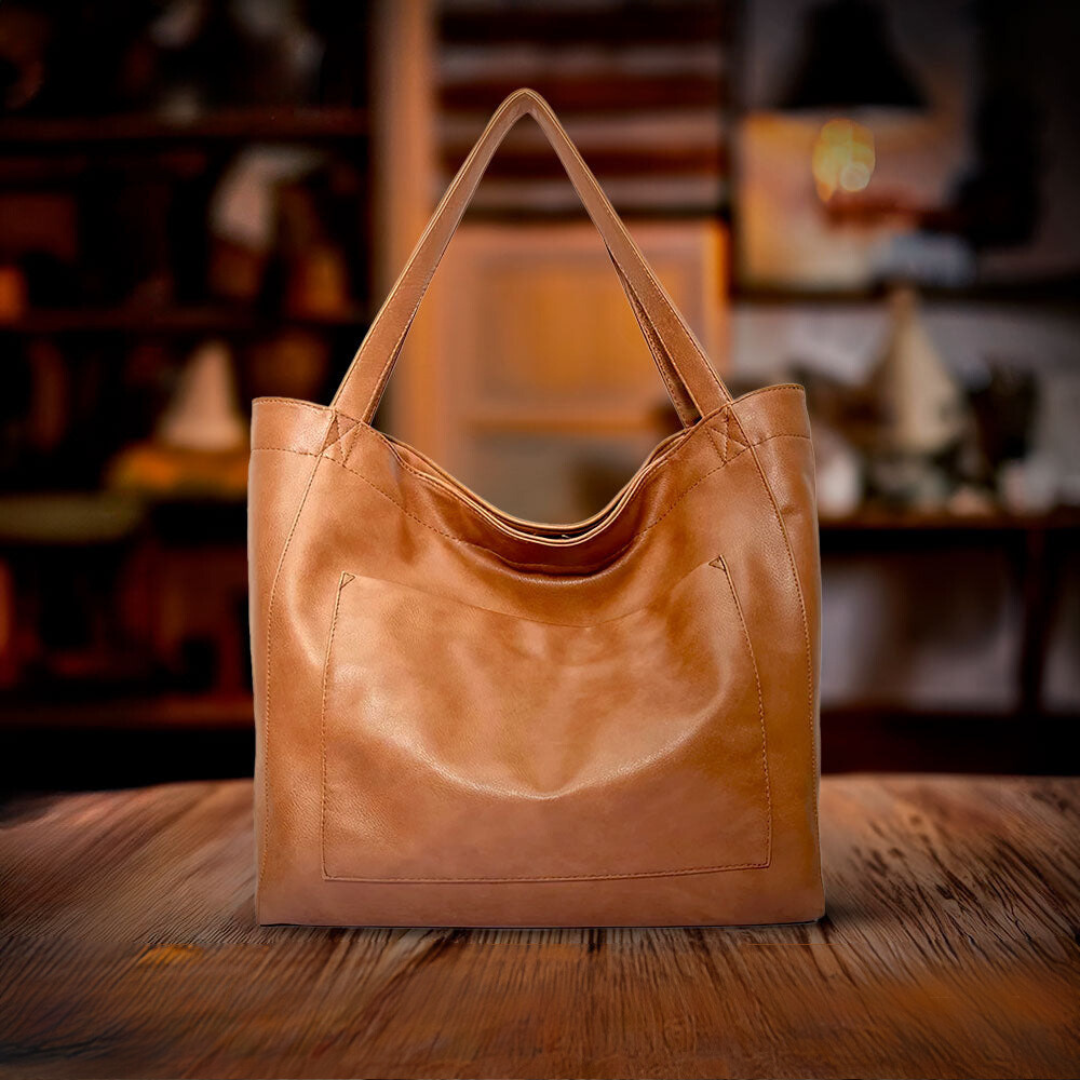 Maya | Groß und luxuriöses weiches Schultertasche