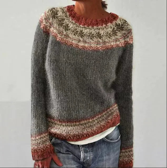 Amandine | Strickpullover für den Herbst mit Mustern